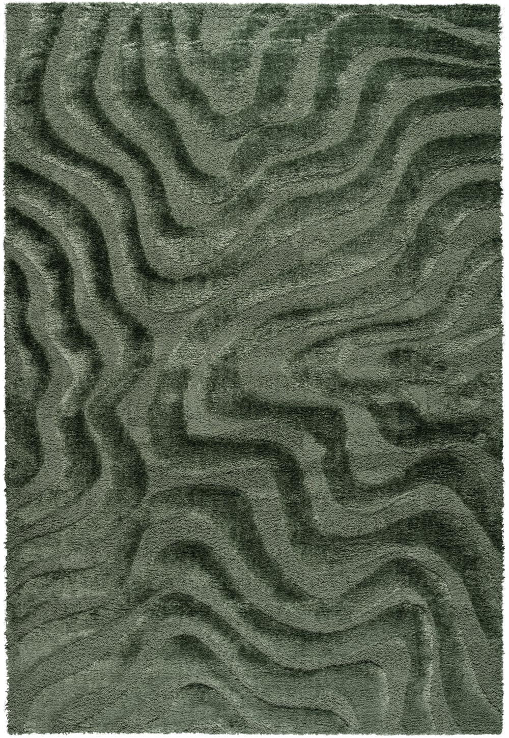 Cleo Topography Green Rug