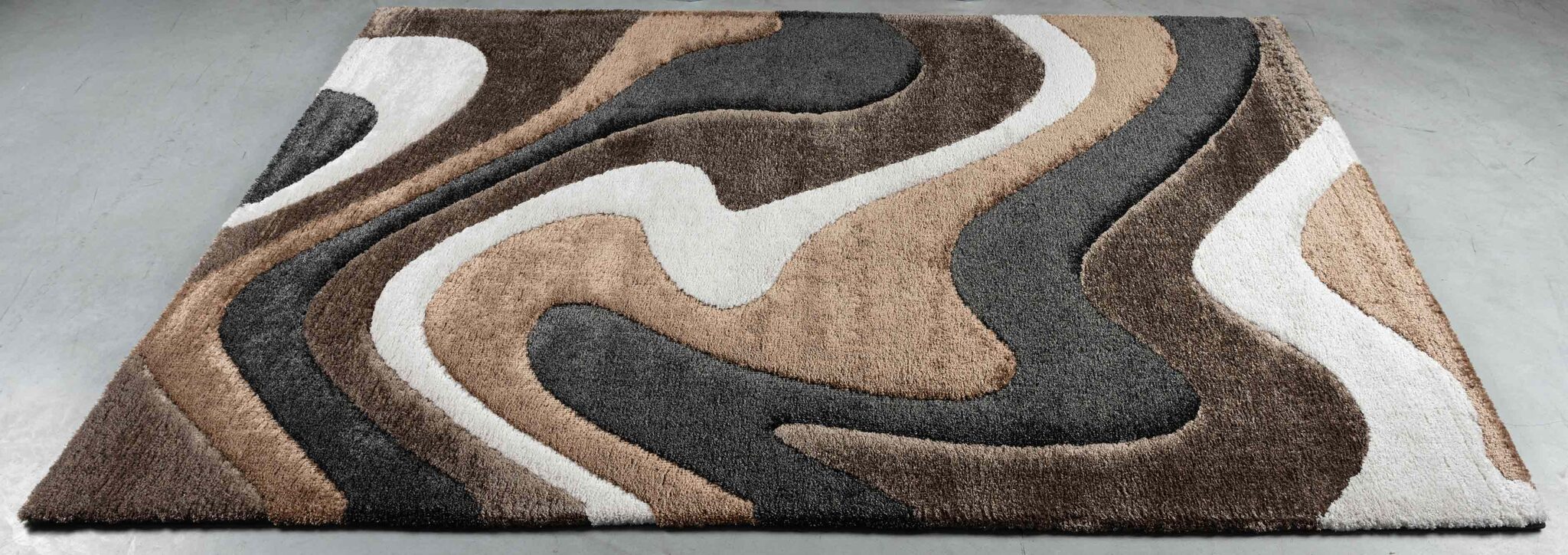 Dune Liquid Swirl Grey Rug