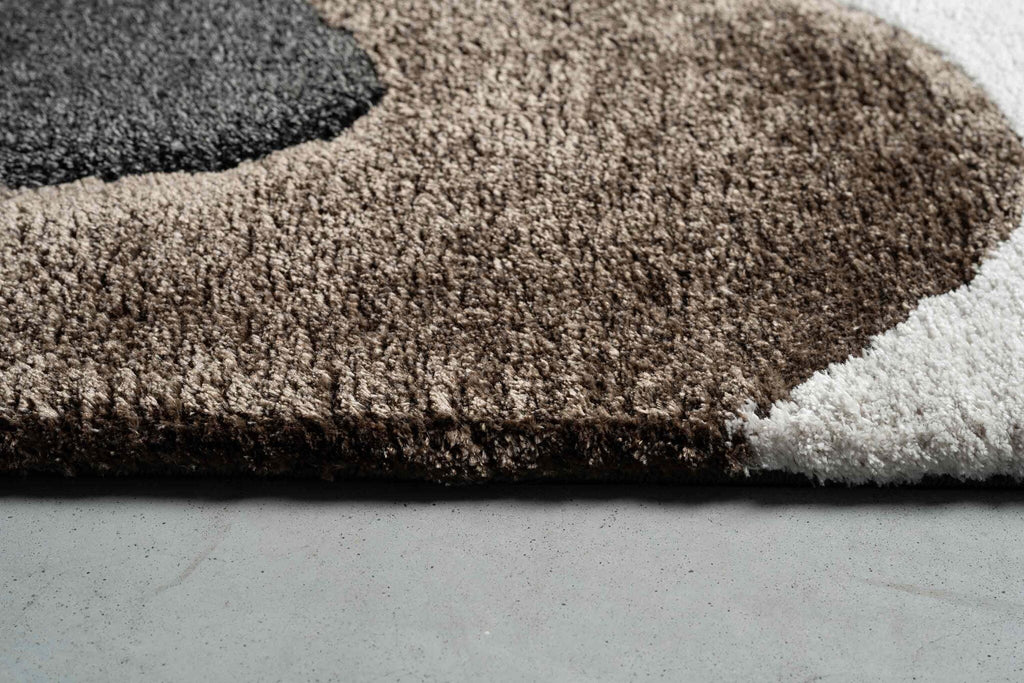Dune Liquid Swirl Grey Rug