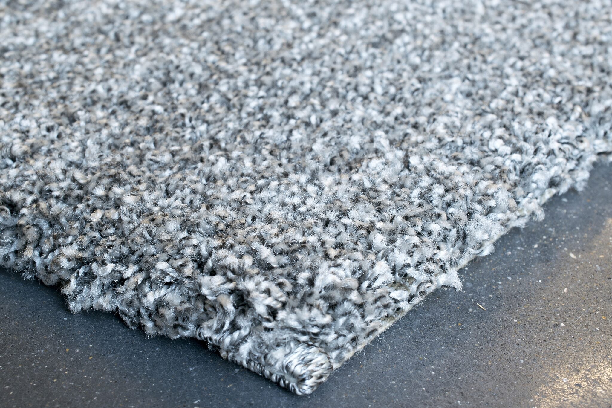 Mehari Soft Plain Grey Rug
