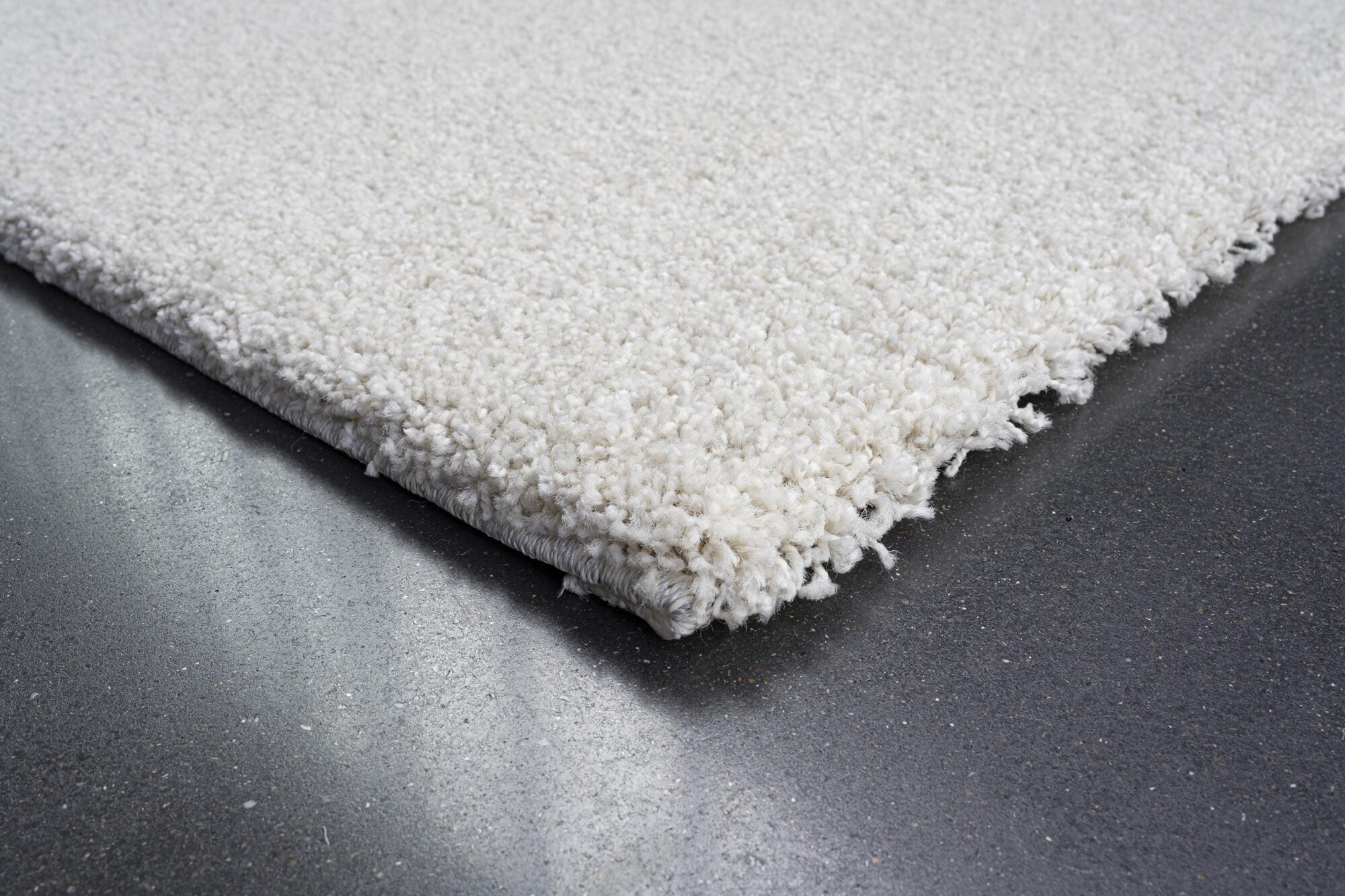 Mehari Soft Plain Cream Rug