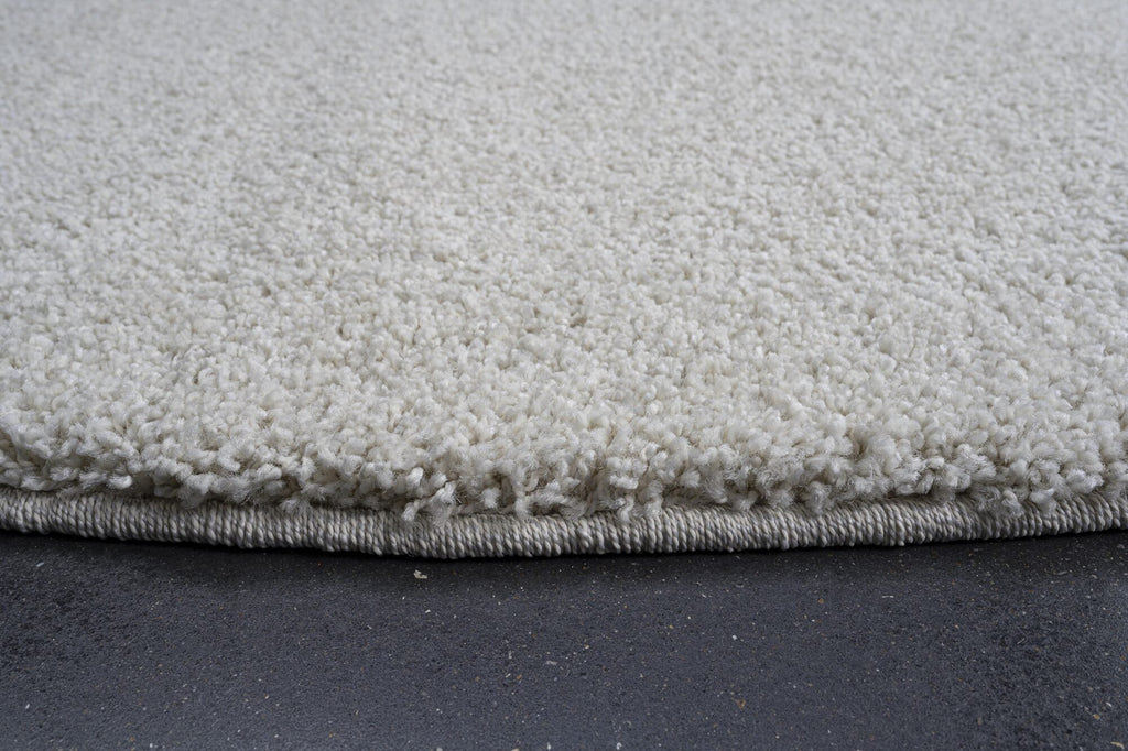 Mehari Soft Plain Cream Rug