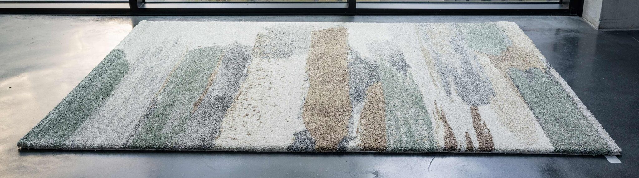 Mehari Coastal Abstract Green Rug