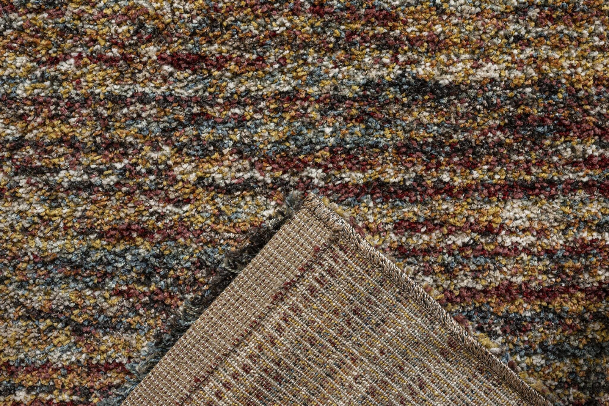 Mehari Heathered Plain Terracotta Rug