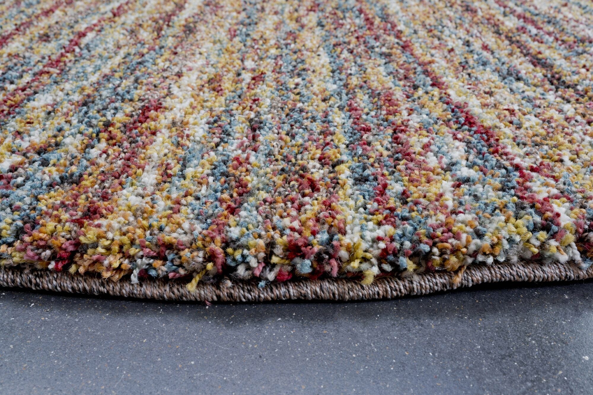 Mehari Heathered Plain Terracotta Rug