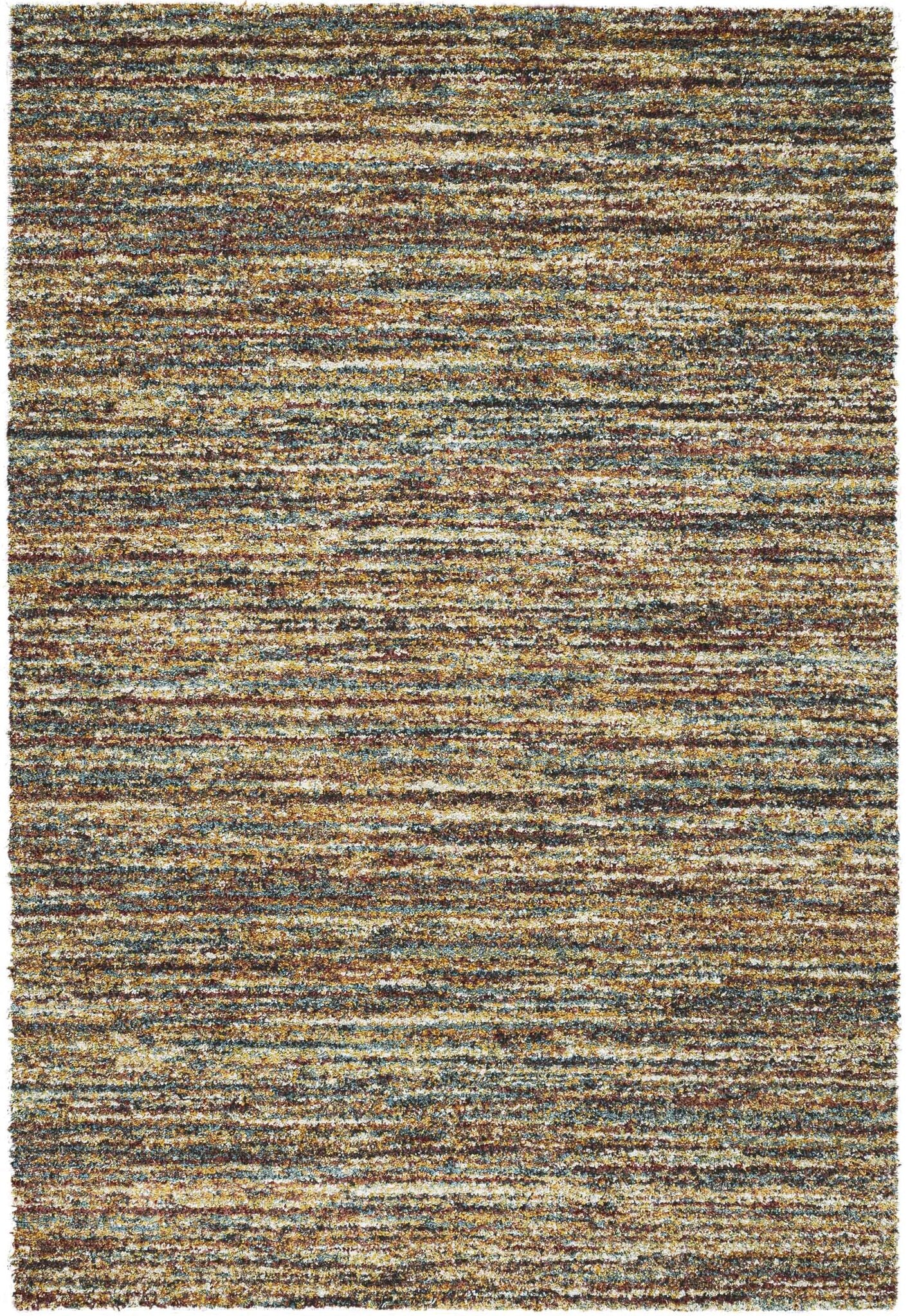 Mehari Heathered Plain Terracotta Rug