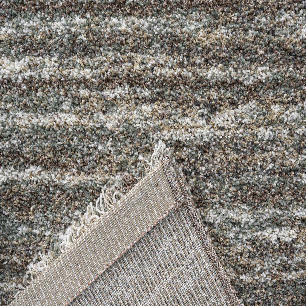 Mehari Heathered Plain Green Rug