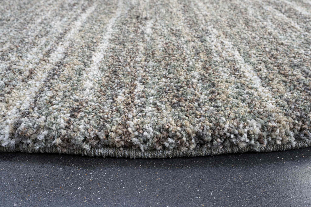 Mehari Heathered Plain Green Rug