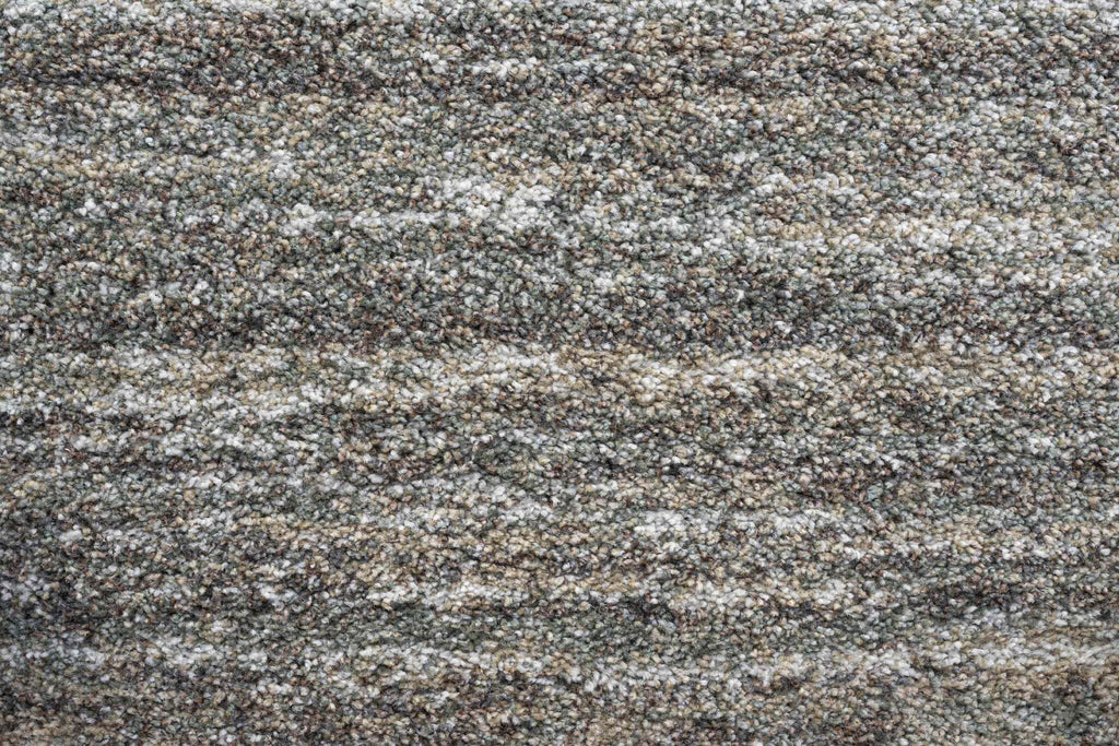 Mehari Heathered Plain Green Rug