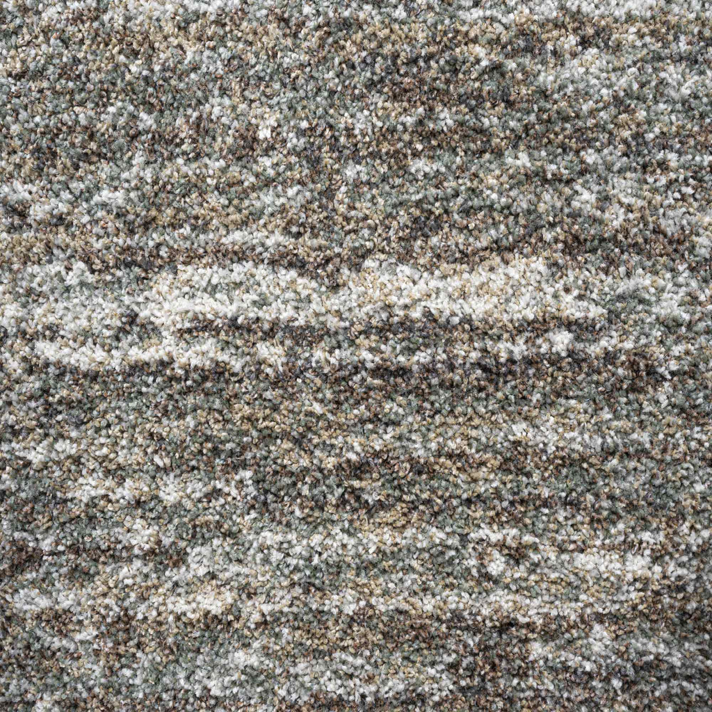 Mehari Heathered Plain Green Rug