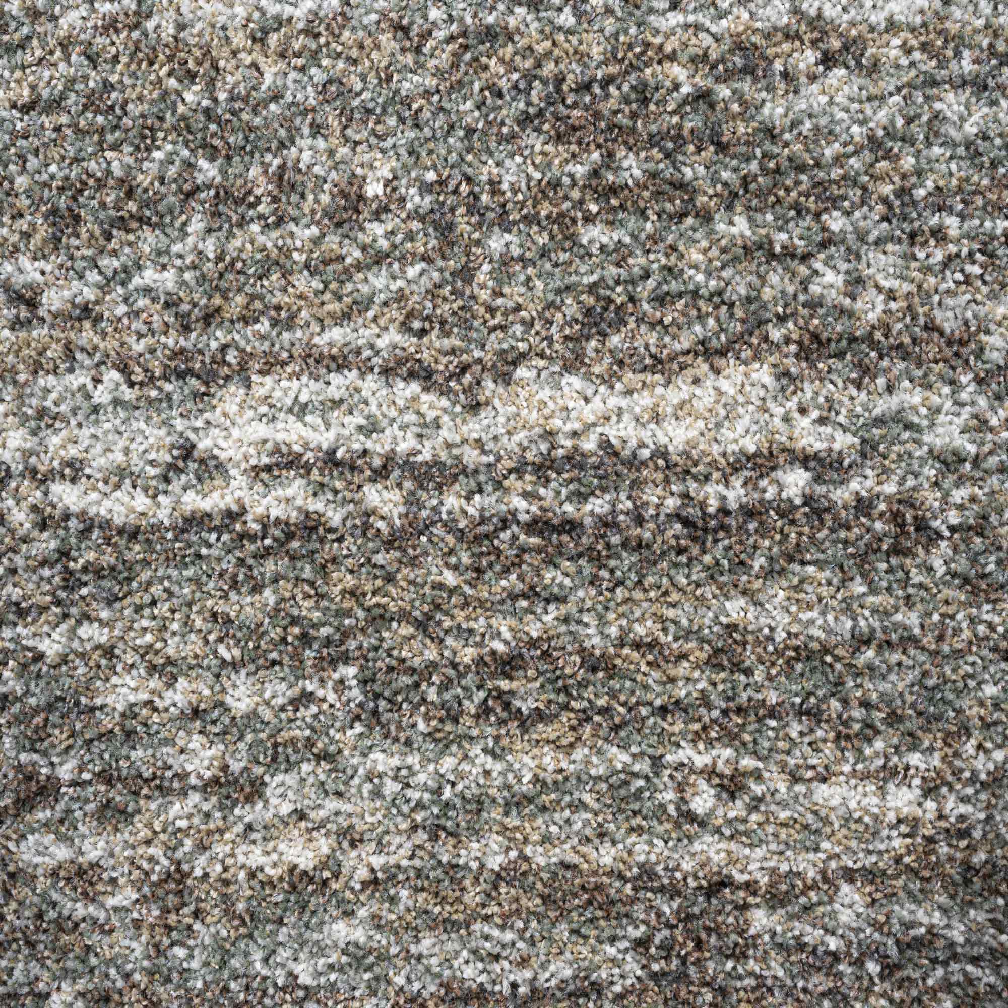 Mehari Heathered Plain Green Rug