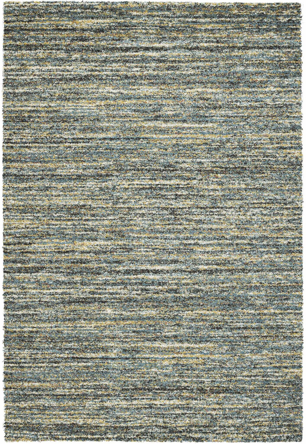 Mehari Heathered Plain Blue Rug