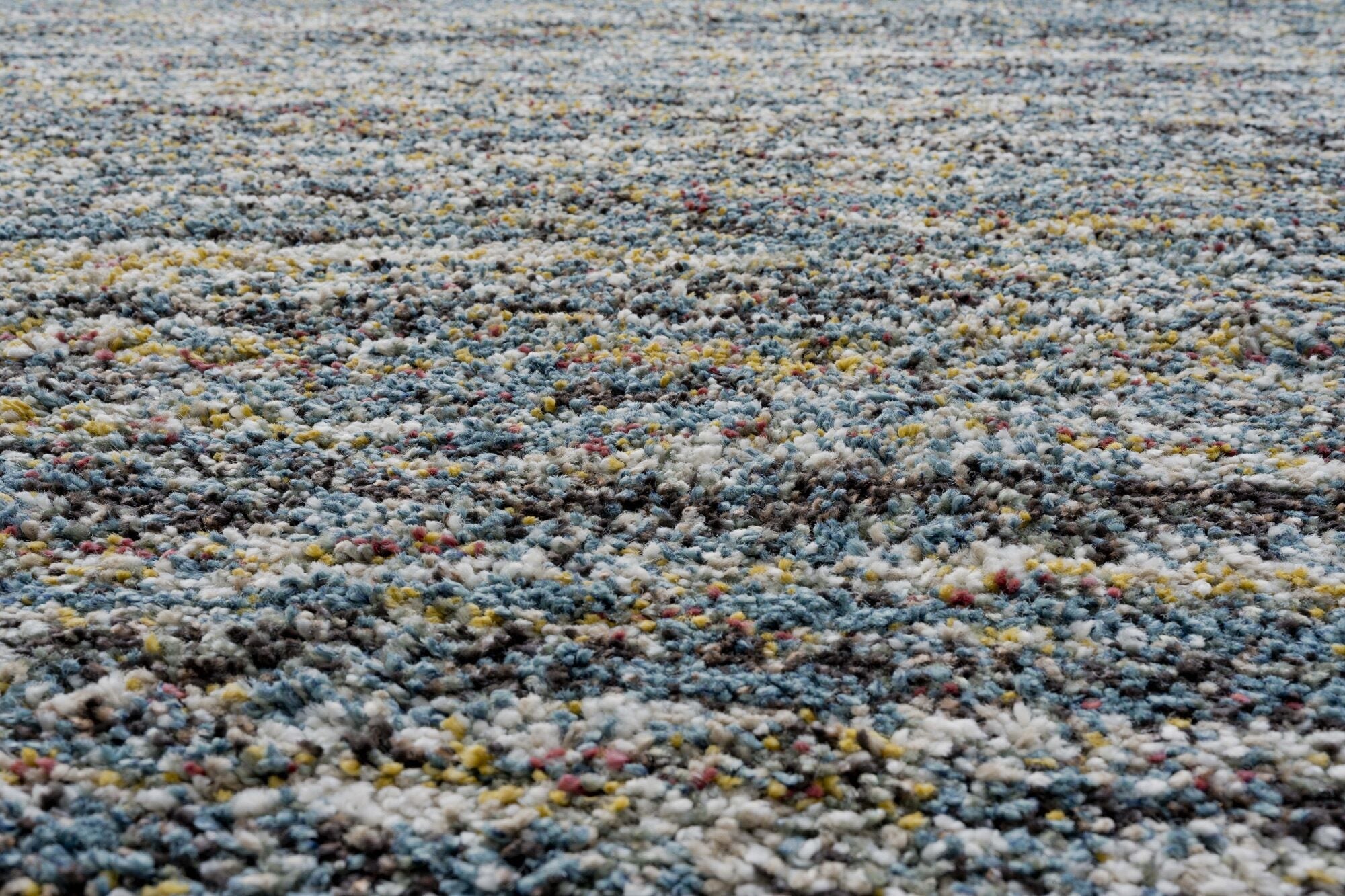 Mehari Heathered Plain Blue Rug