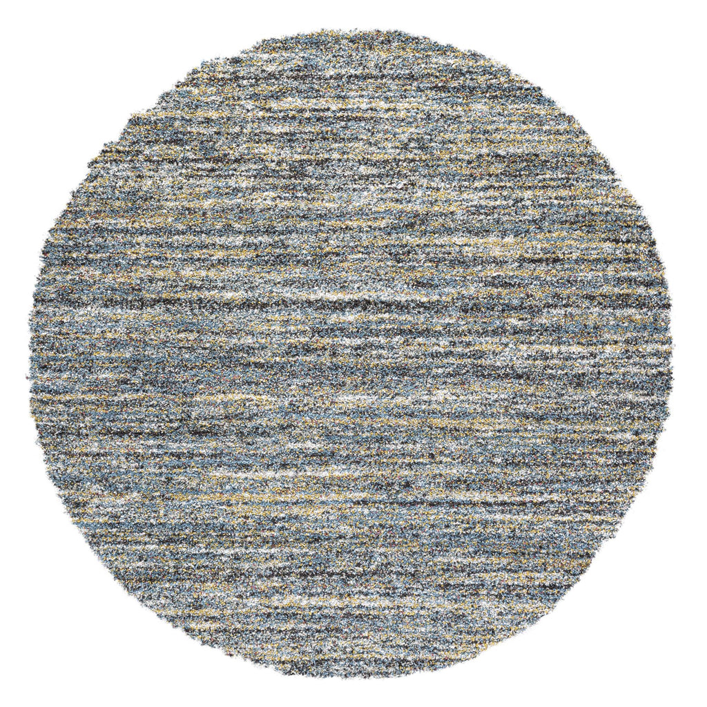 Mehari Heathered Plain Blue Rug