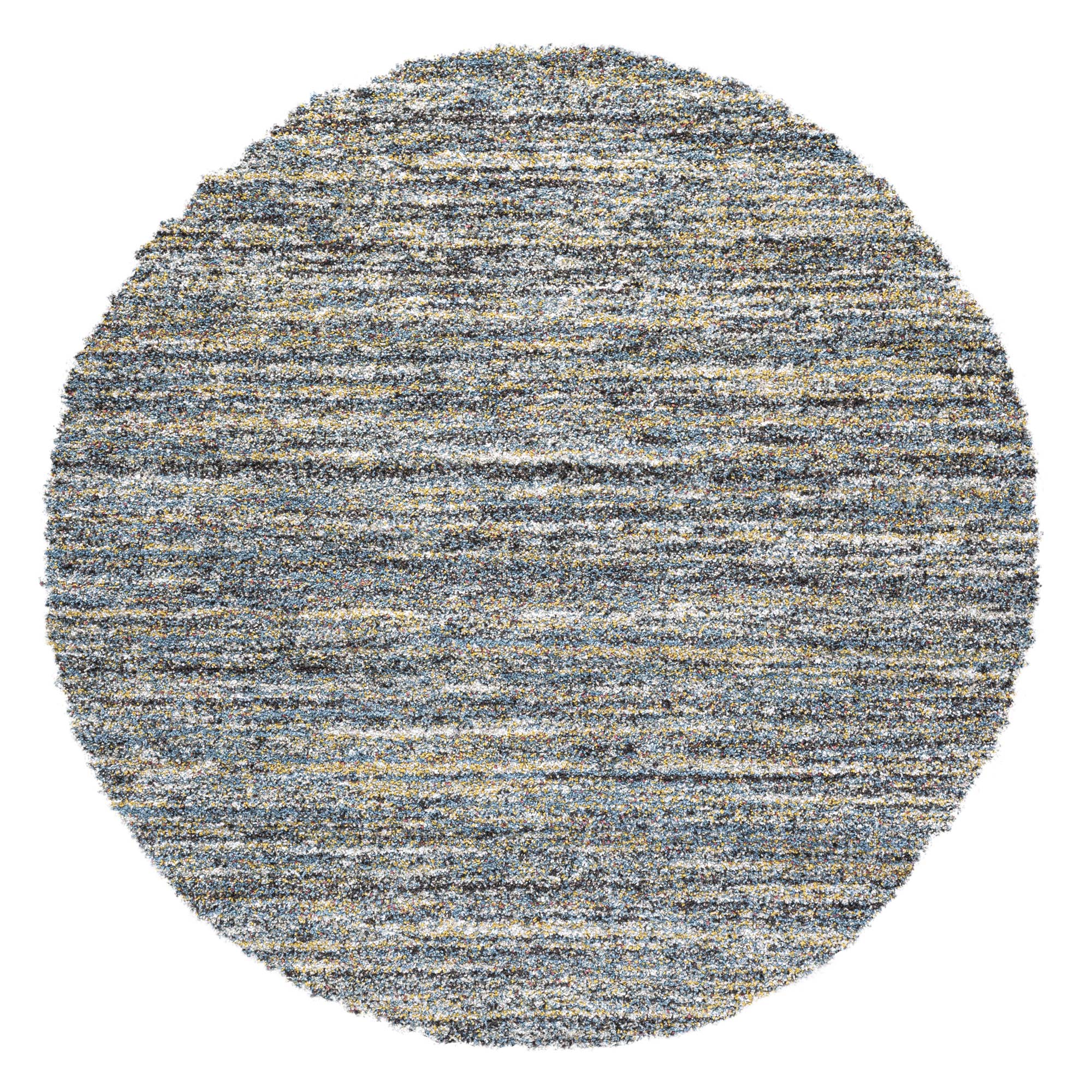 Mehari Heathered Plain Blue Rug