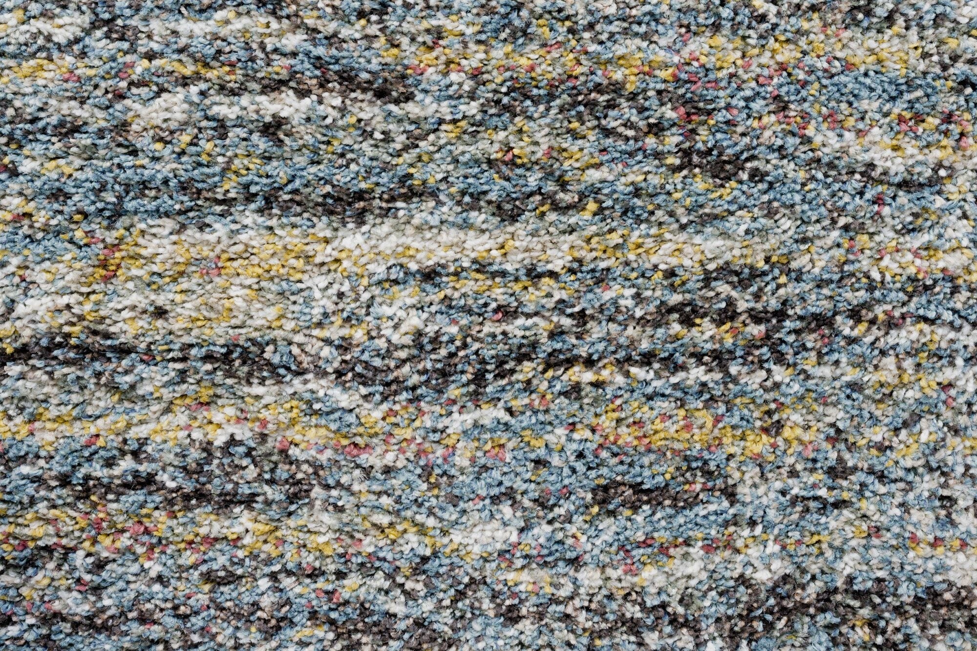 Mehari Heathered Plain Blue Rug