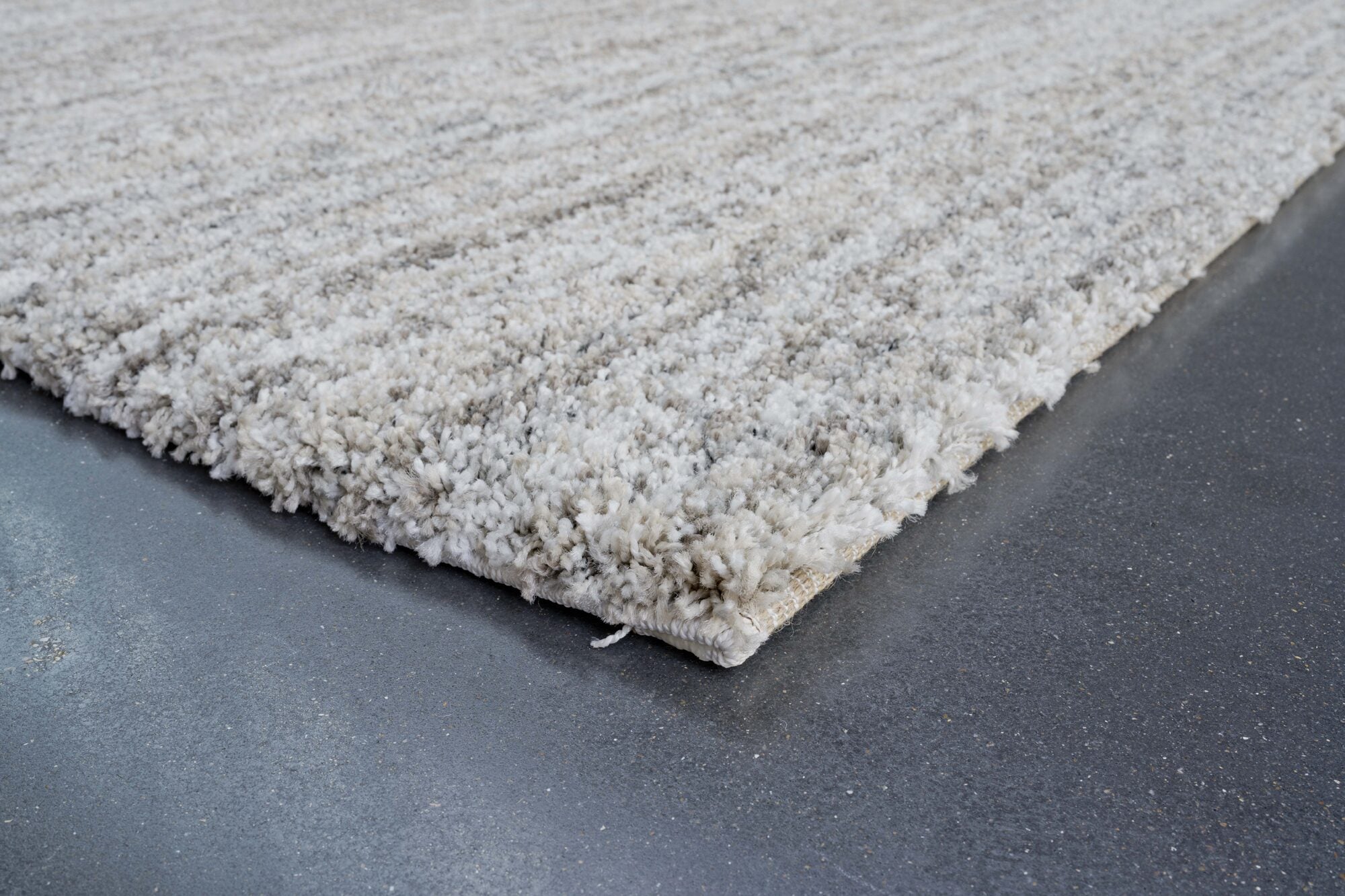 Mehari Heathered Plain Beige Rug