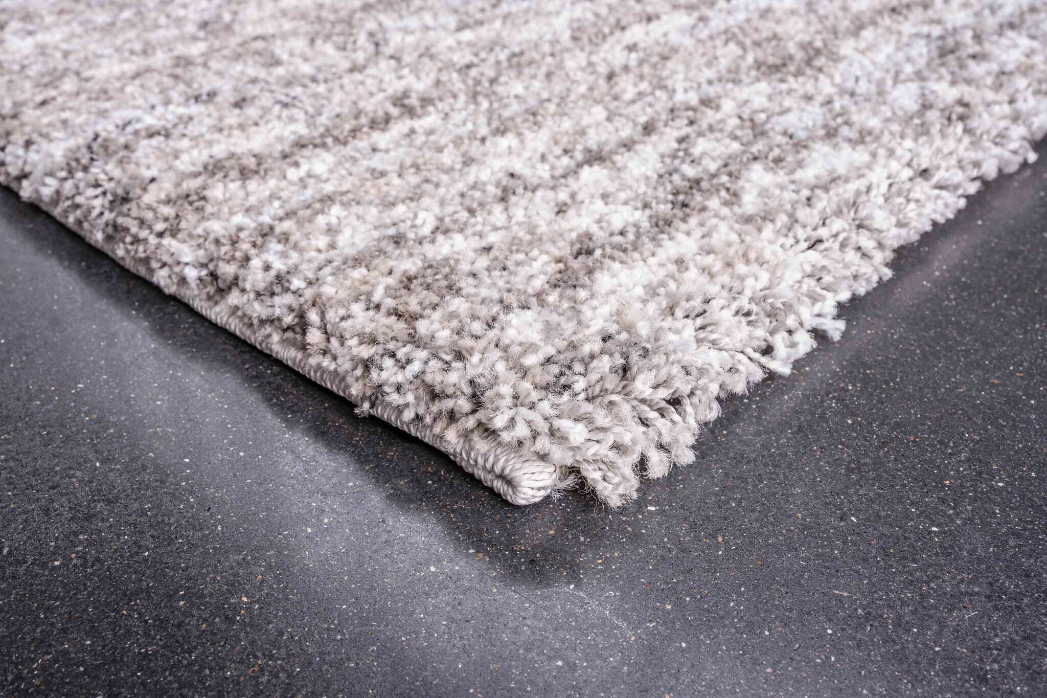 Mehari Heathered Plain Beige Rug