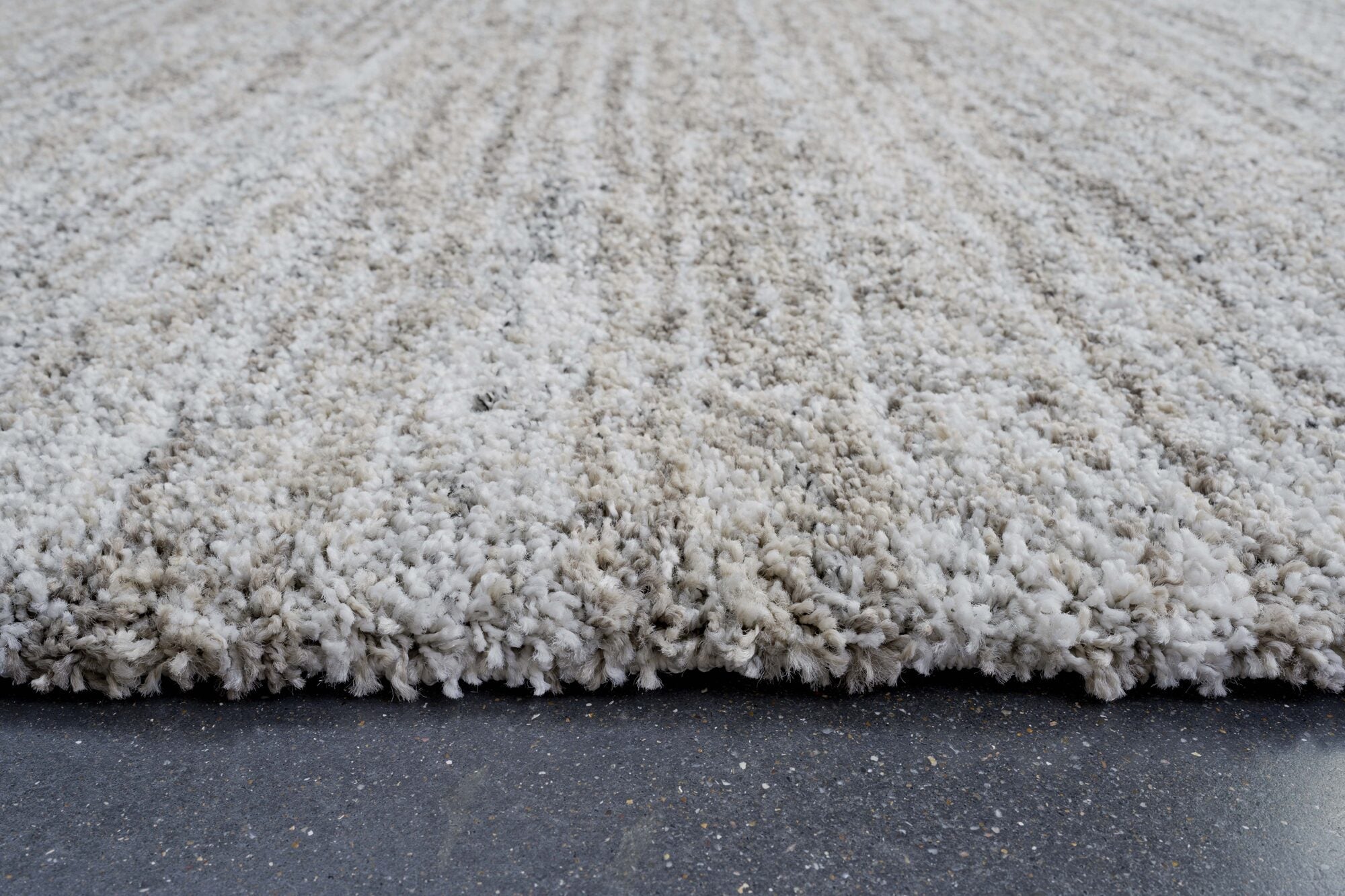 Mehari Heathered Plain Beige Rug