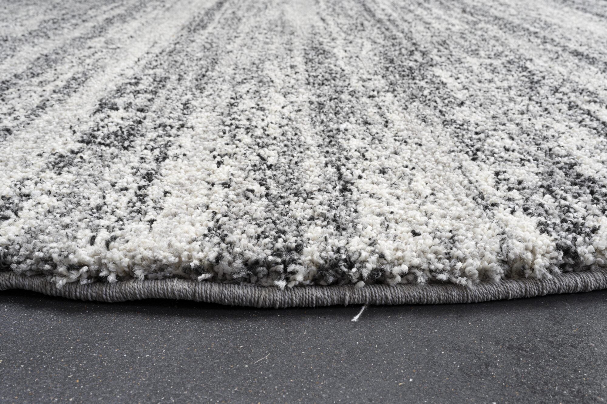 Mehari Horizon Stripe Grey Rug