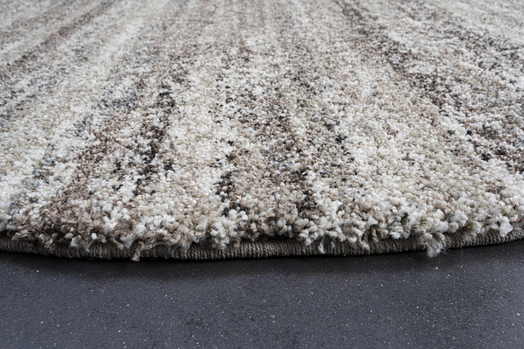 Mehari Horizon Stripe Beige Rug