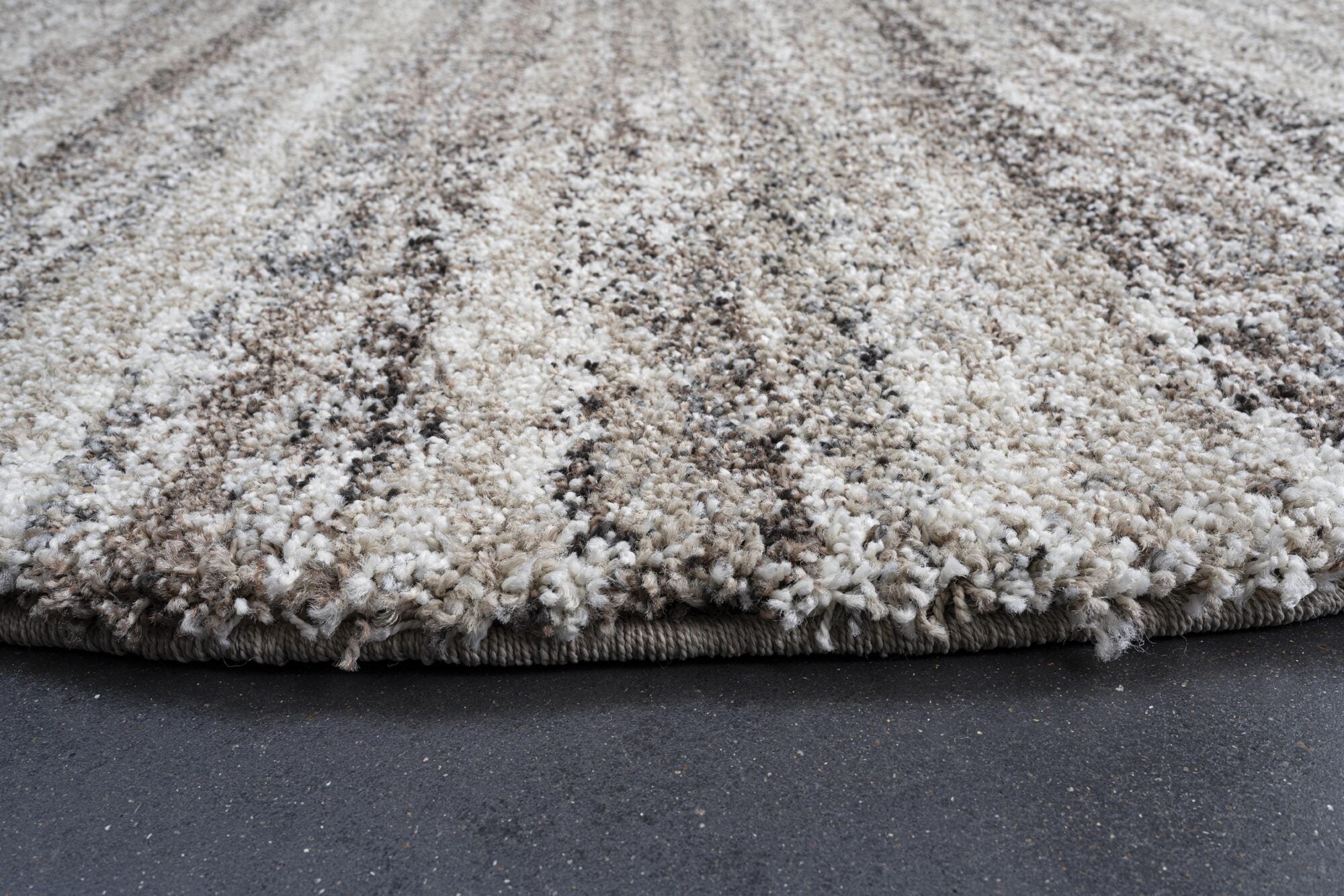 Mehari Horizon Stripe Beige Rug