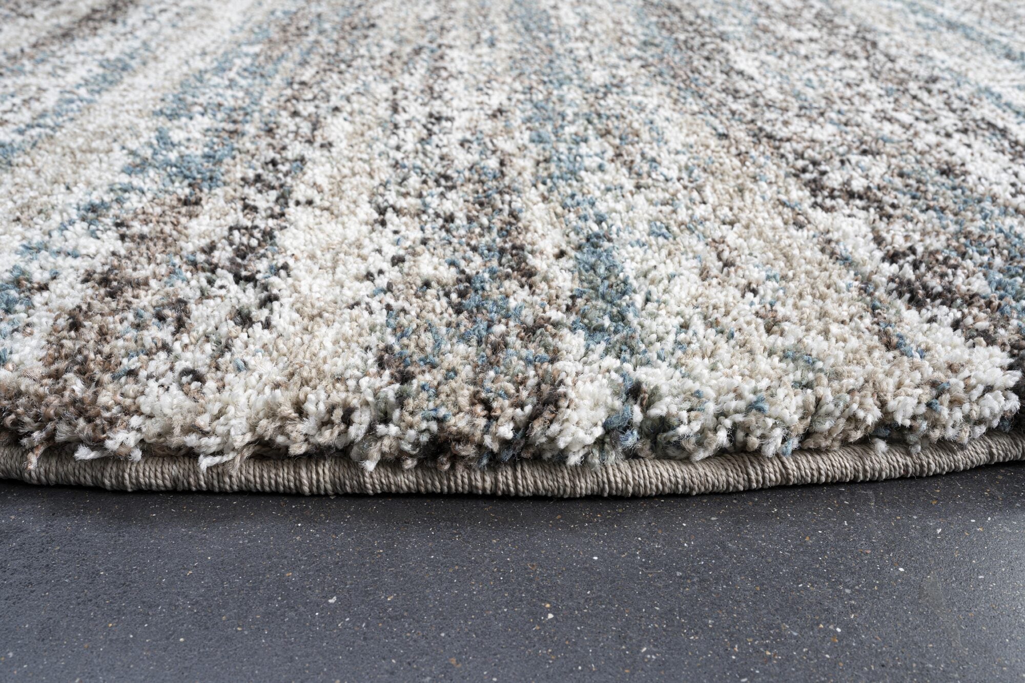 Mehari Horizon Stripe Teal Rug