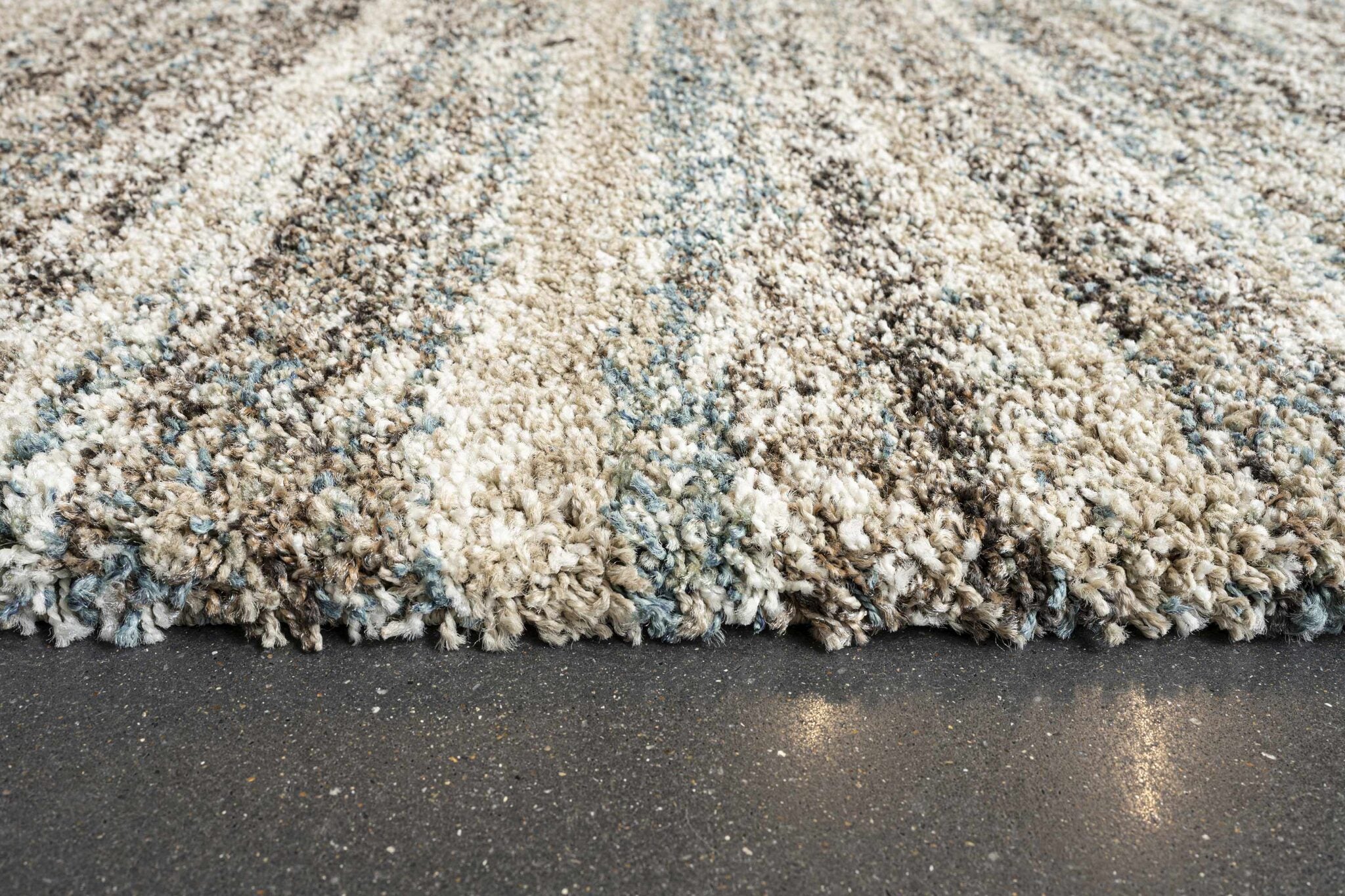 Mehari Horizon Stripe Teal Rug