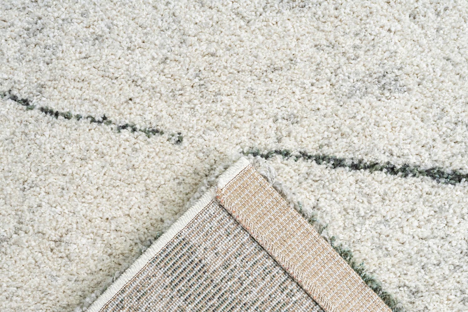 Mehari Marble Crack Green Rug