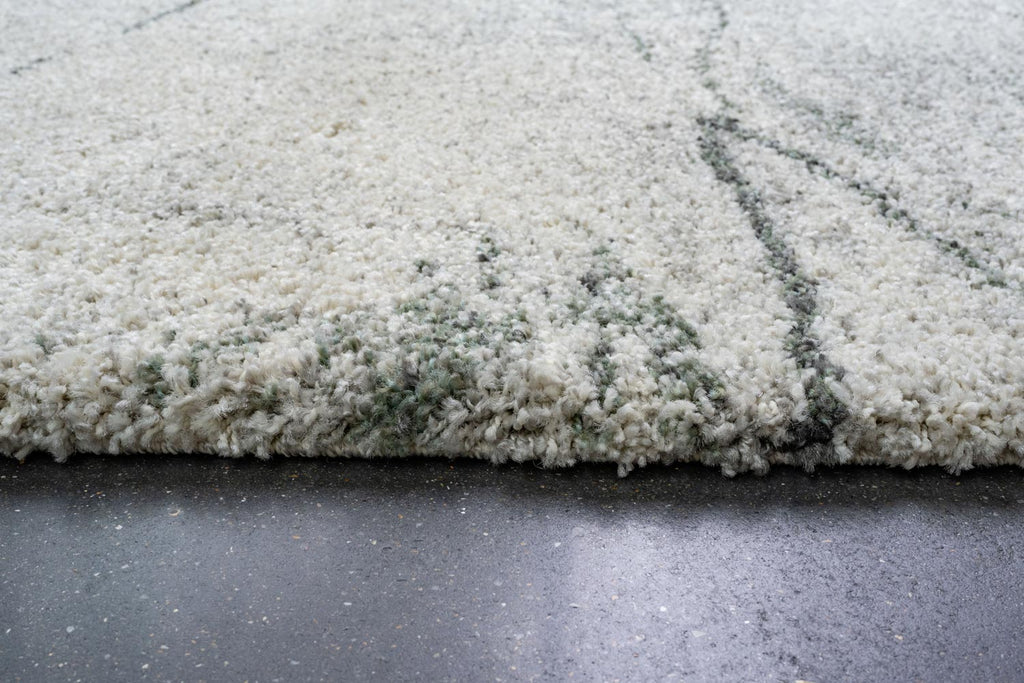 Mehari Marble Crack Green Rug