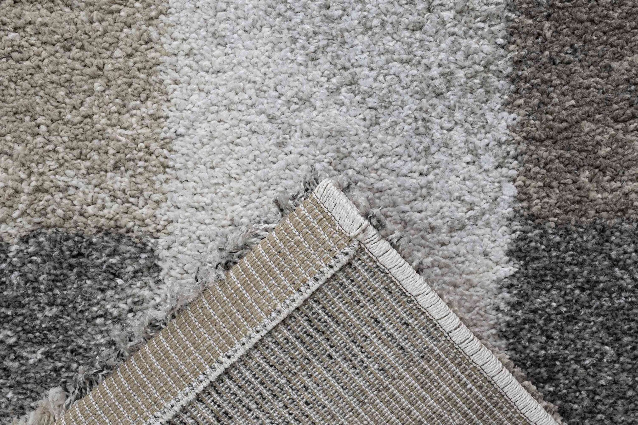 Mehari Soft Check Beige Rug