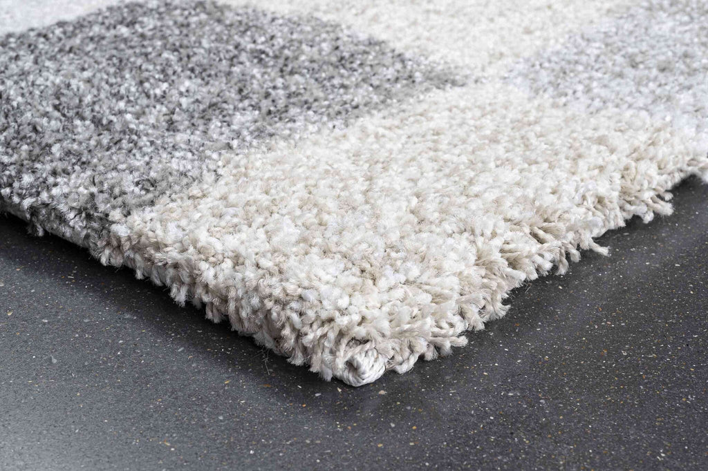 Mehari Soft Check Beige Rug
