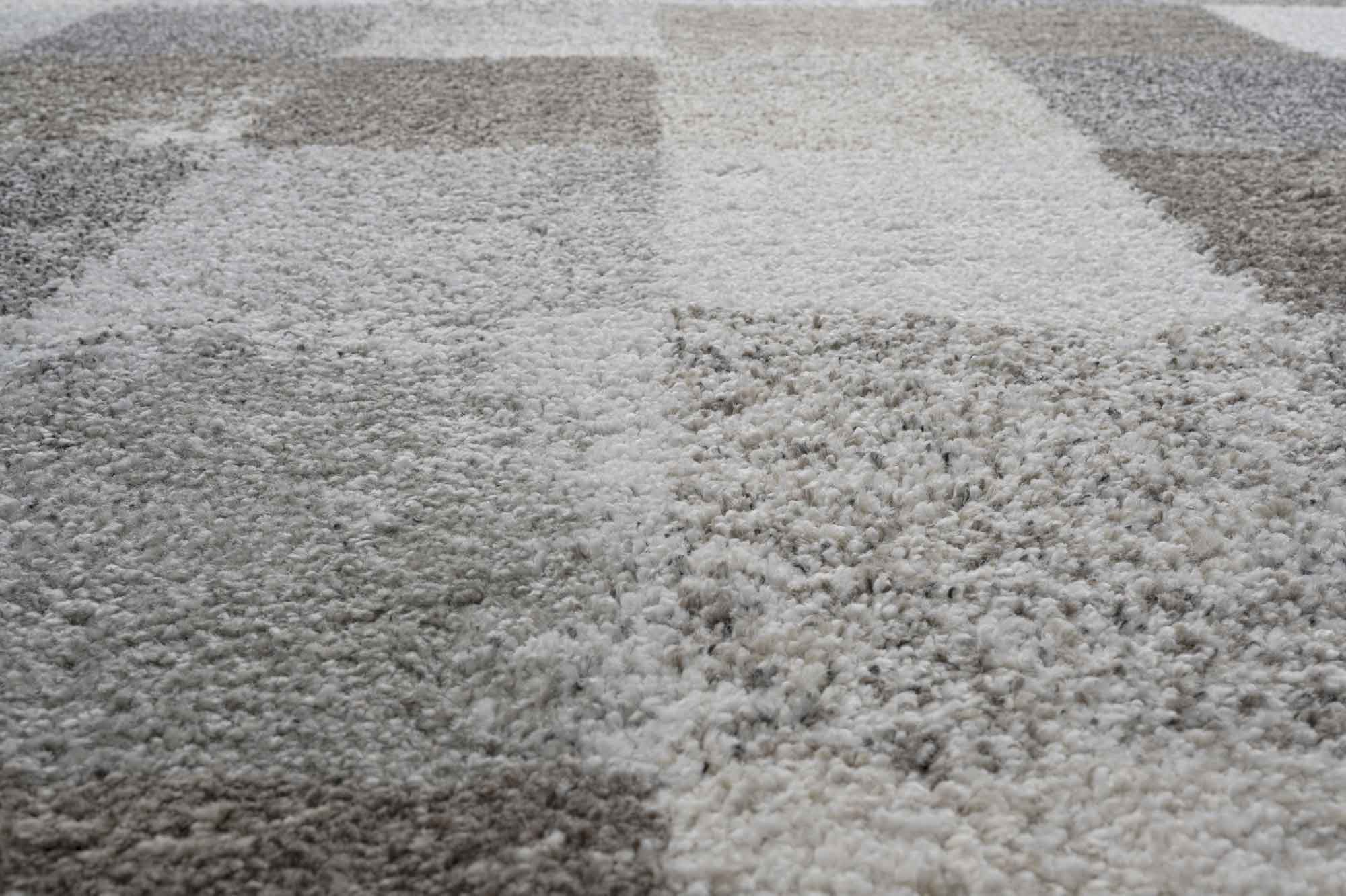 Mehari Soft Check Beige Rug