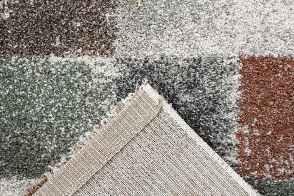 Mehari Soft Check Rust Rug
