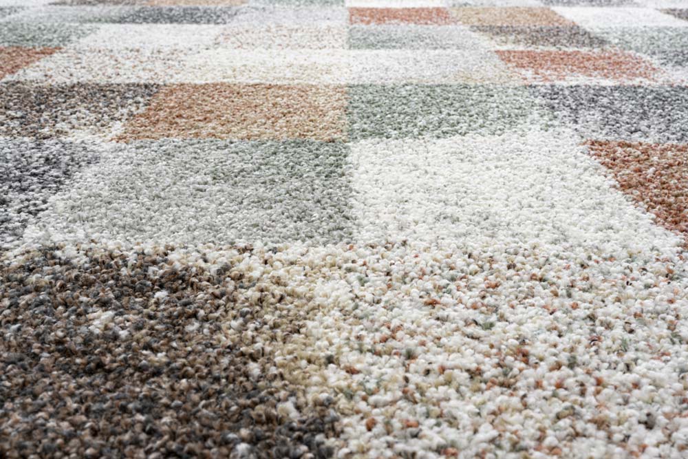 Mehari Soft Check Rust Rug