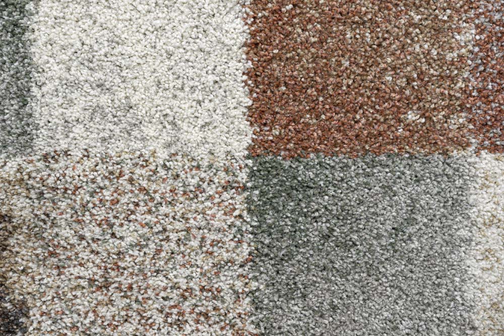 Mehari Soft Check Rust Rug