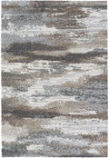 Mehari Cloud Abstract Green Rug