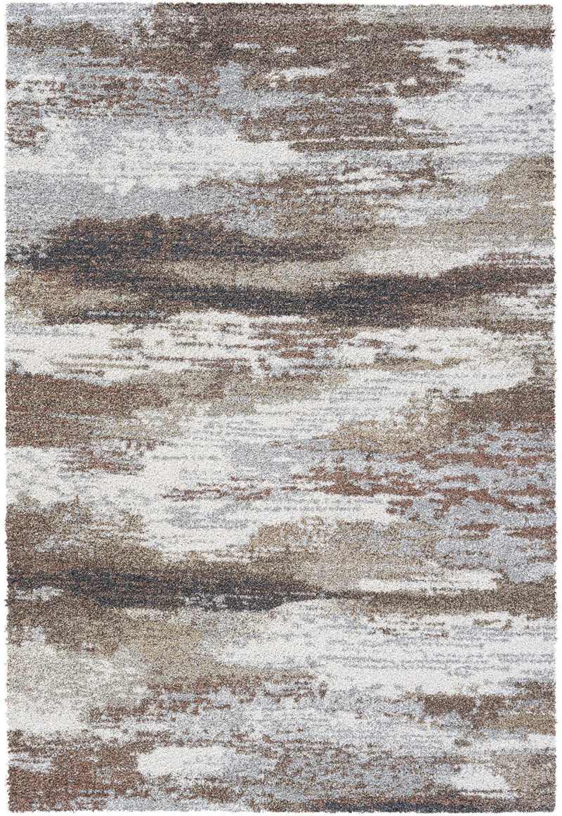 Mehari Cloud Abstract Rust Rug