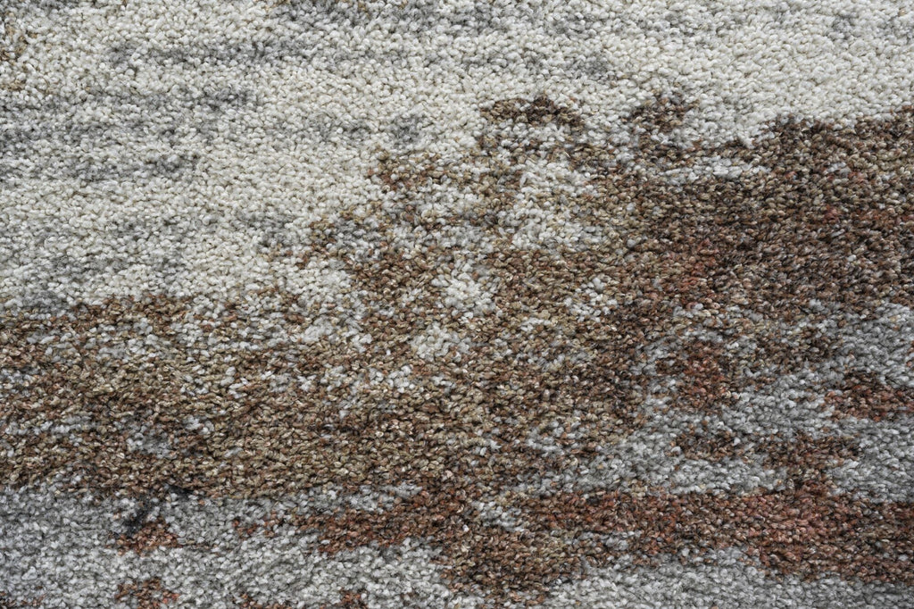 Mehari Cloud Abstract Rust Rug