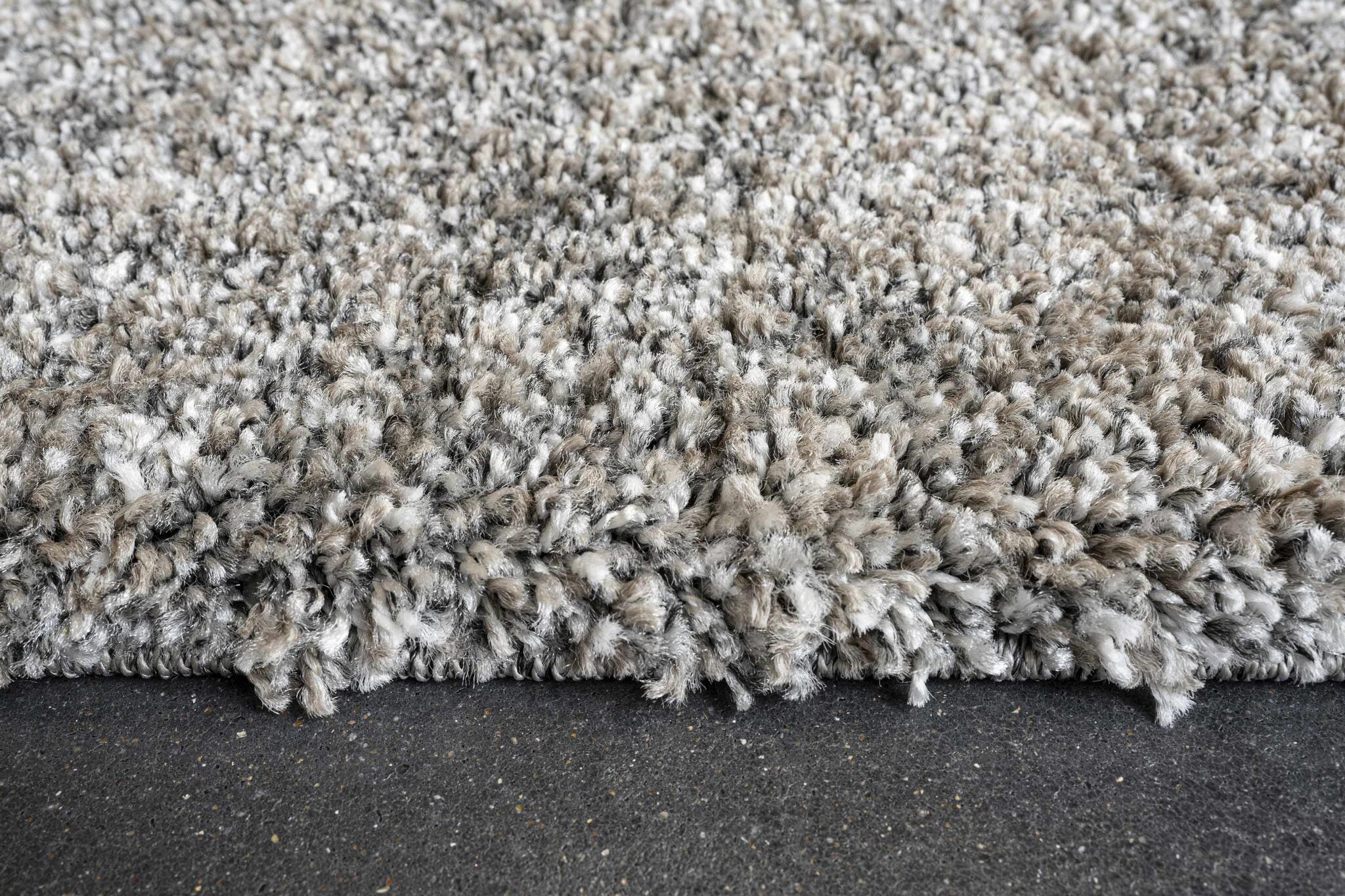 Mehari Mottled Plain Dk. Grey Rug