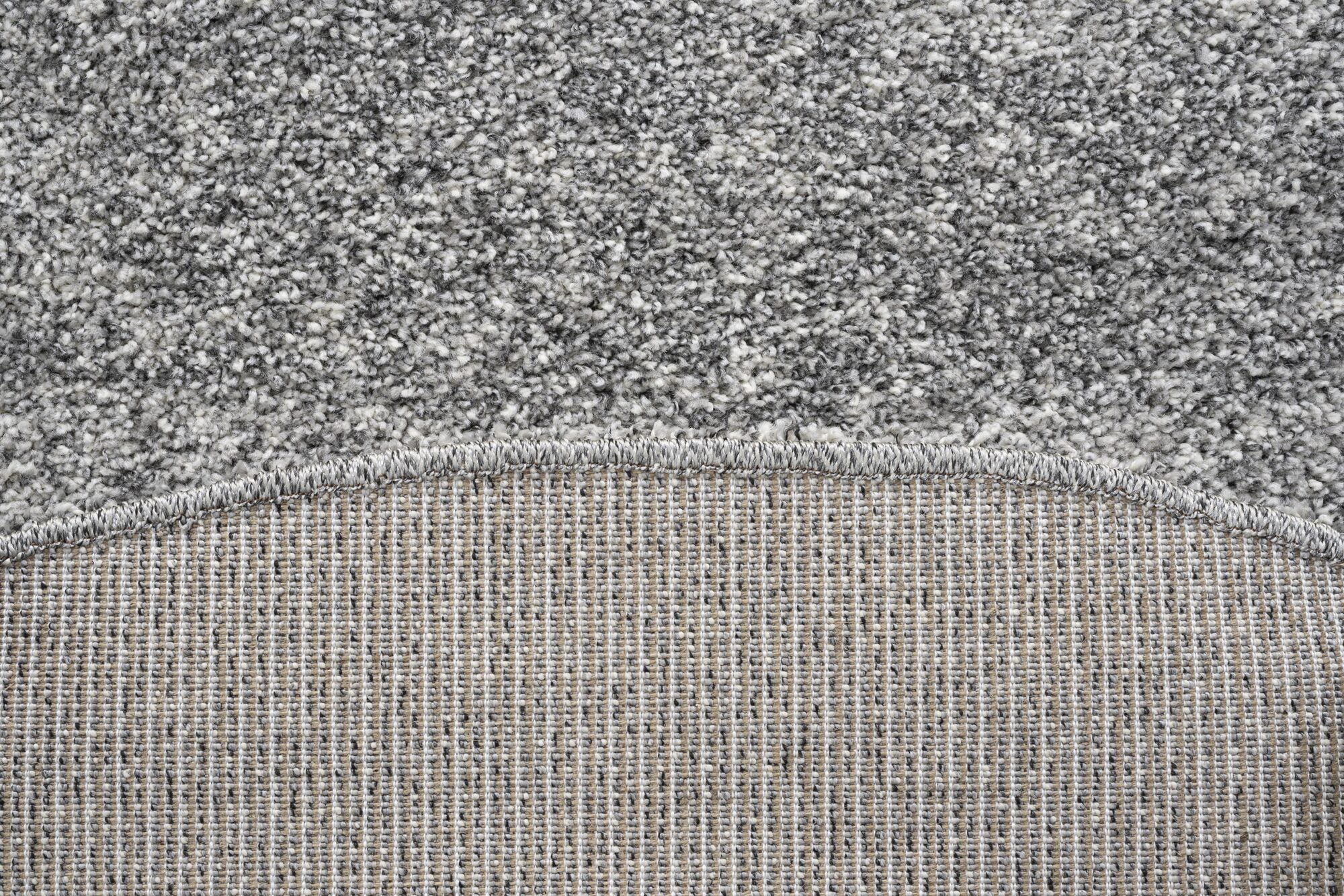 Mehari Mottled Plain Silver Rug