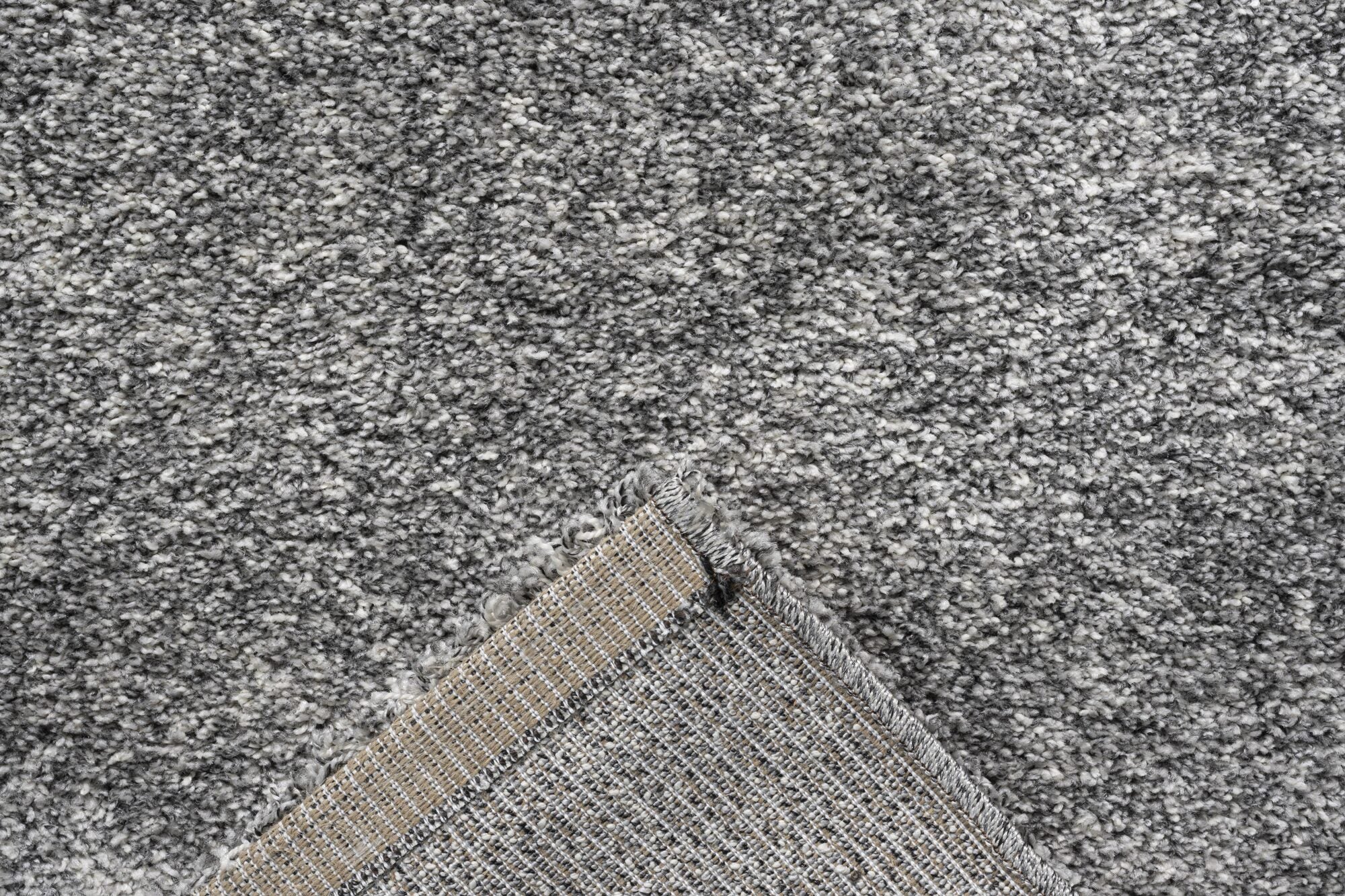 Mehari Mottled Plain Silver Rug