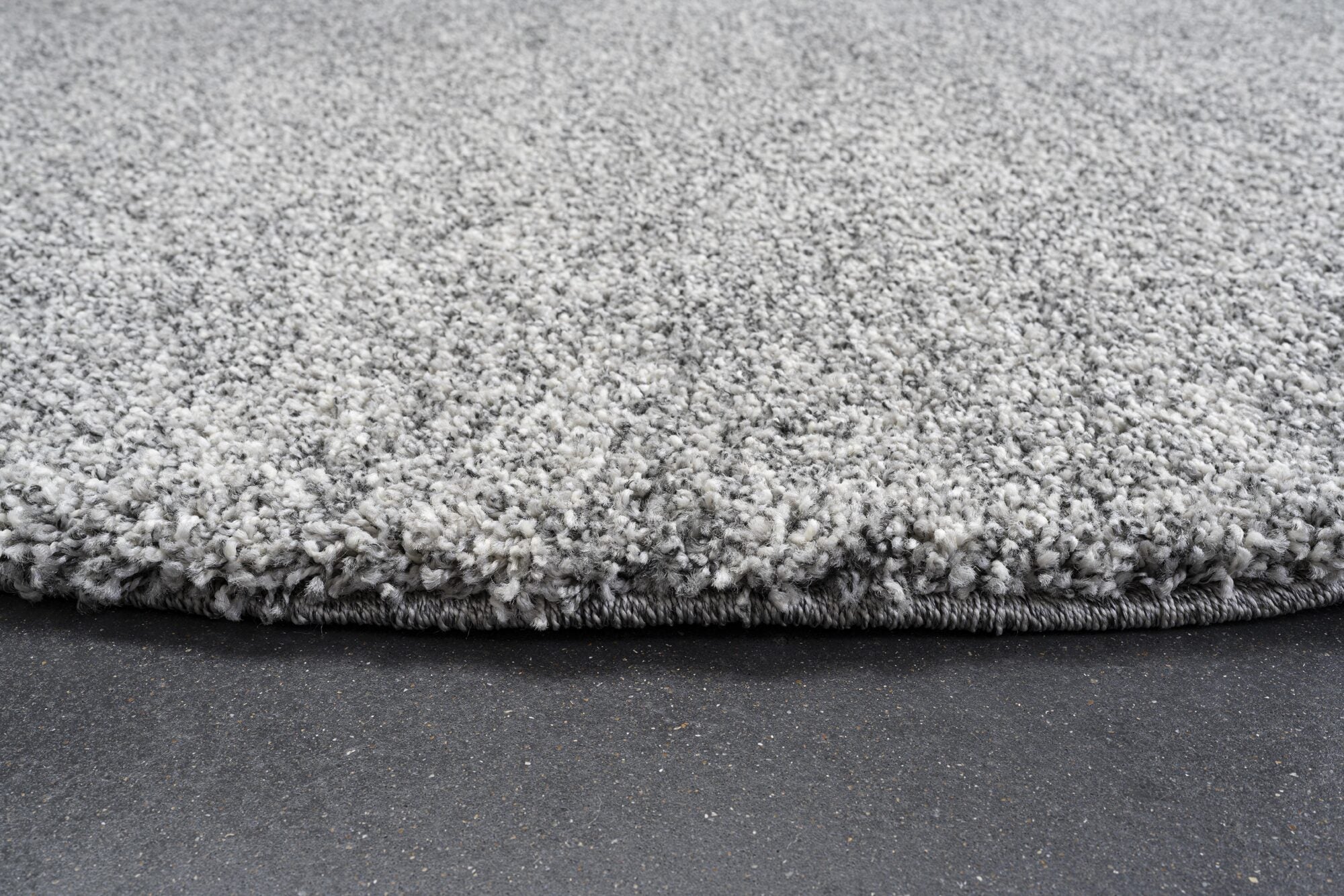 Mehari Mottled Plain Silver Rug