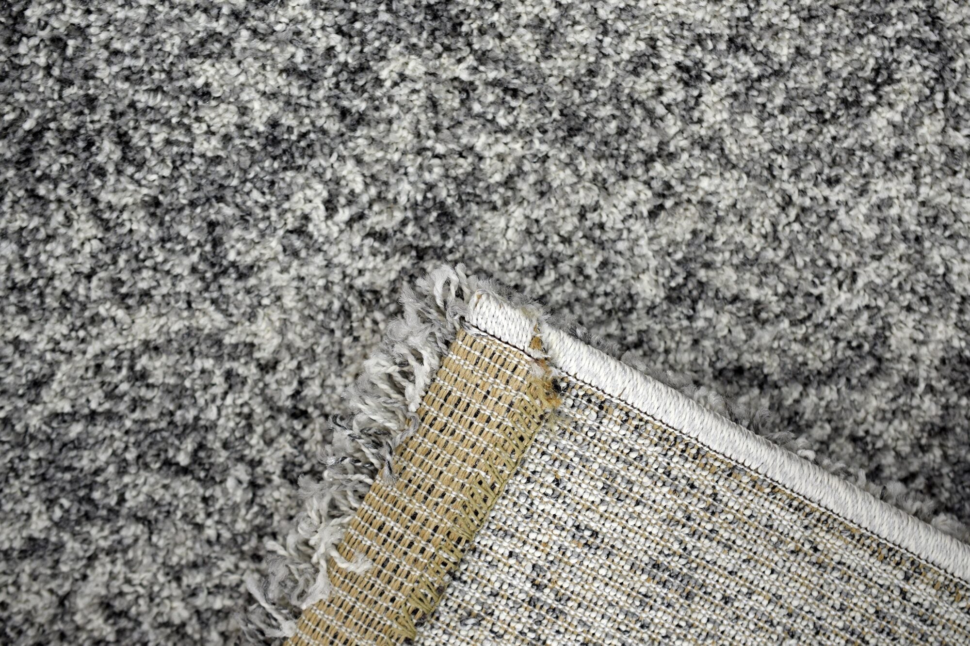 Mehari Mottled Plain Cream Rug