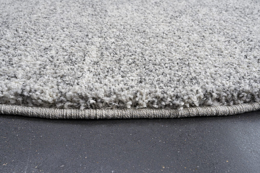 Mehari Mottled Plain Cream Rug