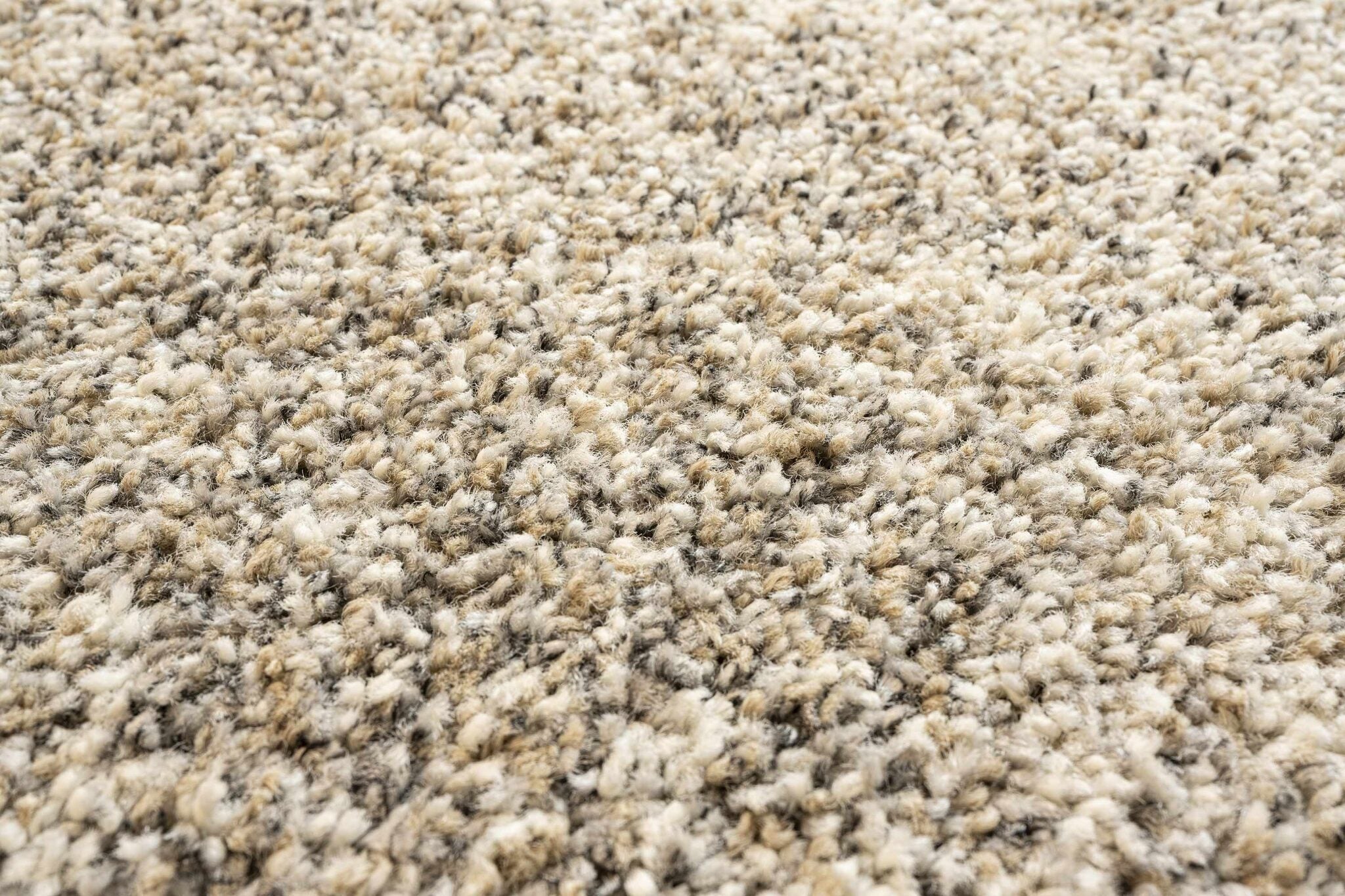 Mehari Mottled Plain Beige Rug