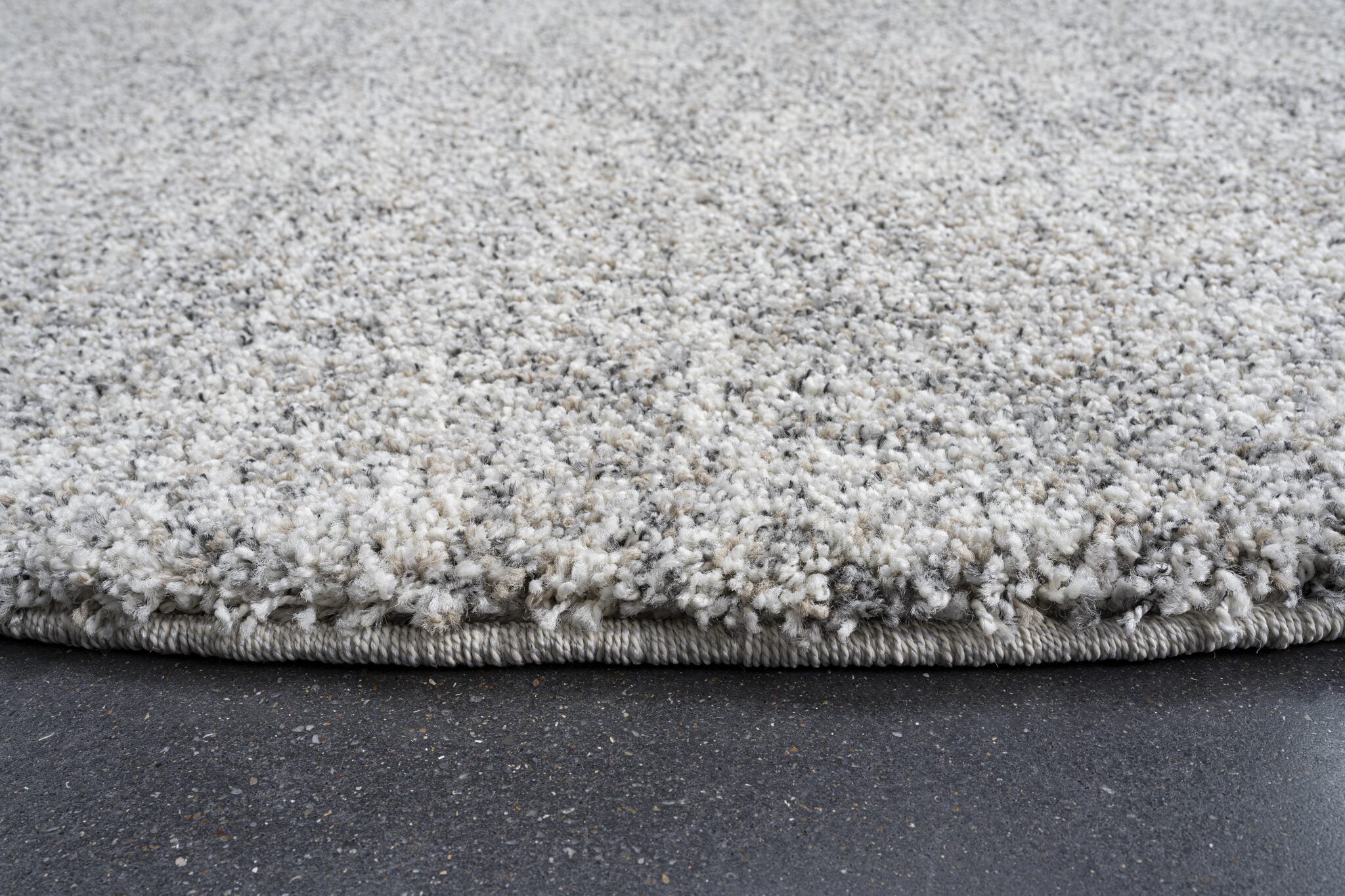 Mehari Mottled Plain Beige Rug