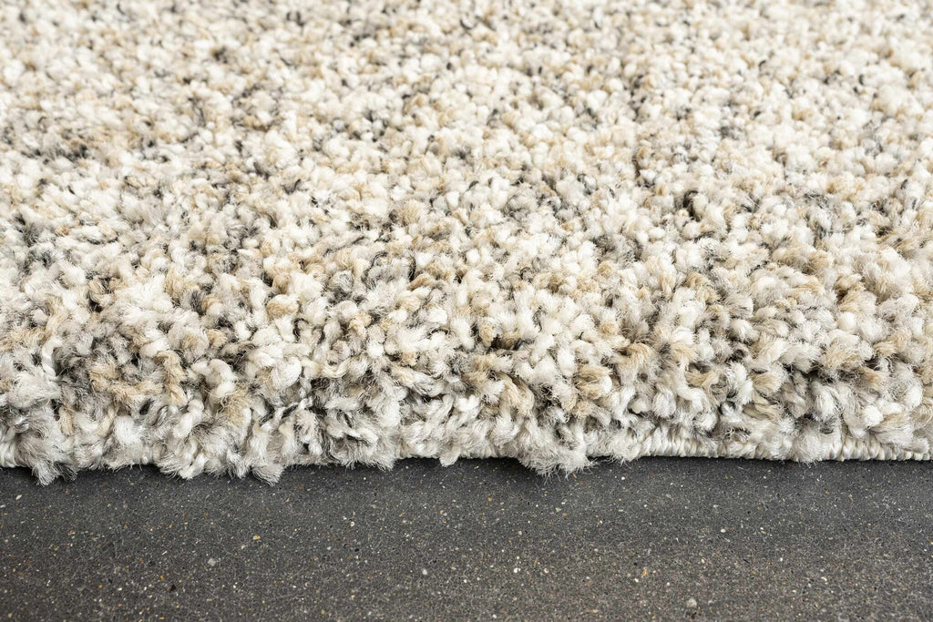 Mehari Mottled Plain Beige Rug