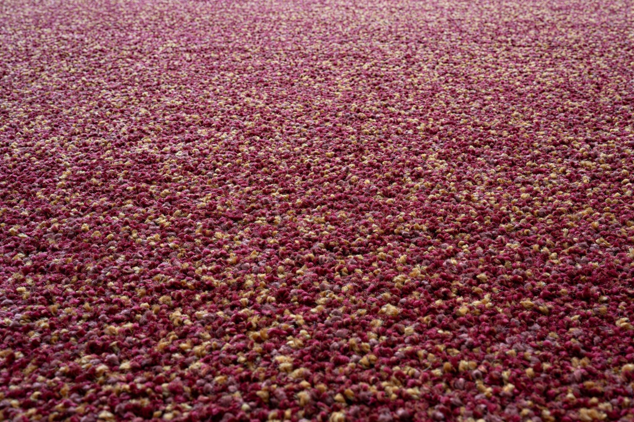 Mehari Heather Plain Red Rug