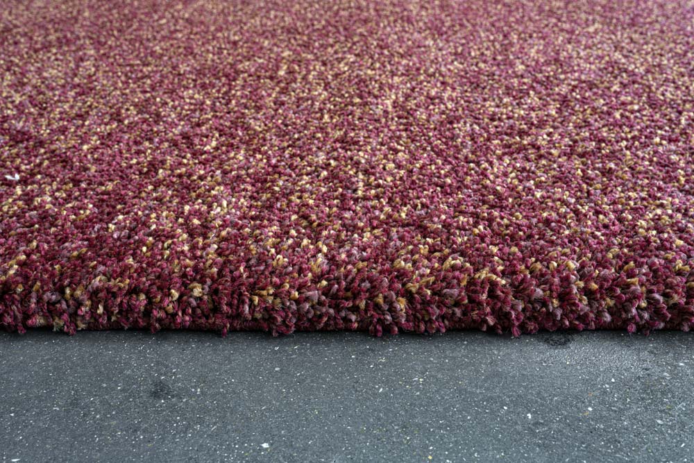 Mehari Heather Plain Red Rug
